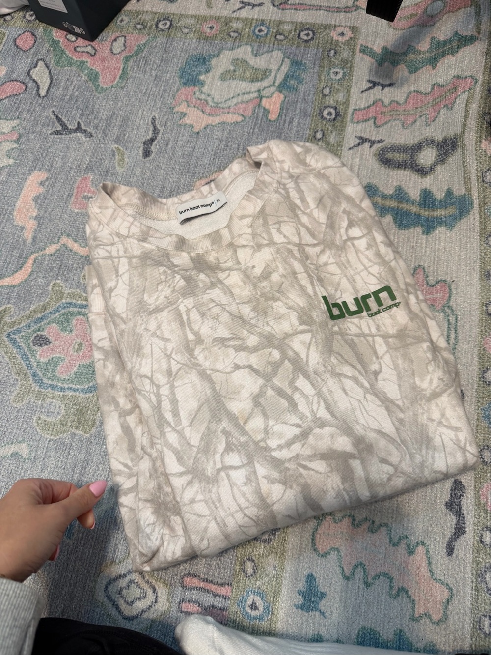 burn Crewneck Sweatshirt in camo